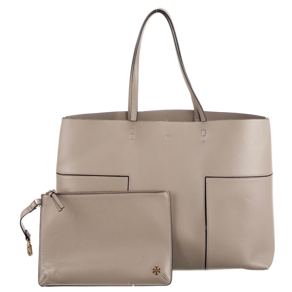 Authentic EUC Tory Burch Tote w/Pouch